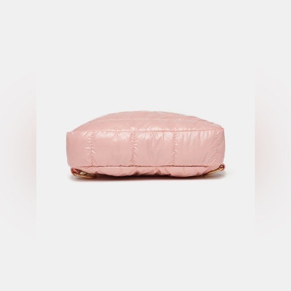 Quilted Adjustable Strap Puffy Sling Bag - Picture 7 of 14